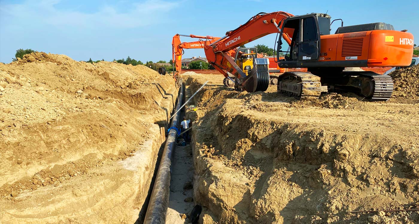 Costruzione acquedotto a San Giovanni