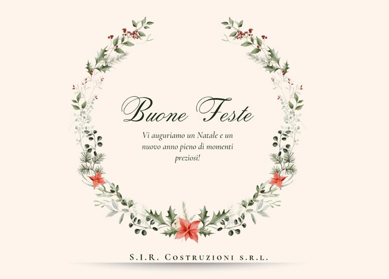 Buon Natale e felice anno nuovo