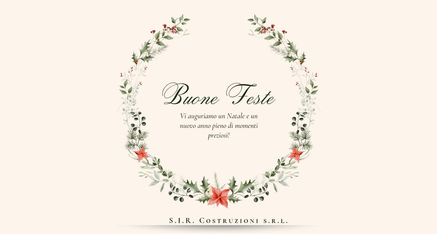 Buon Natale e felice anno nuovo